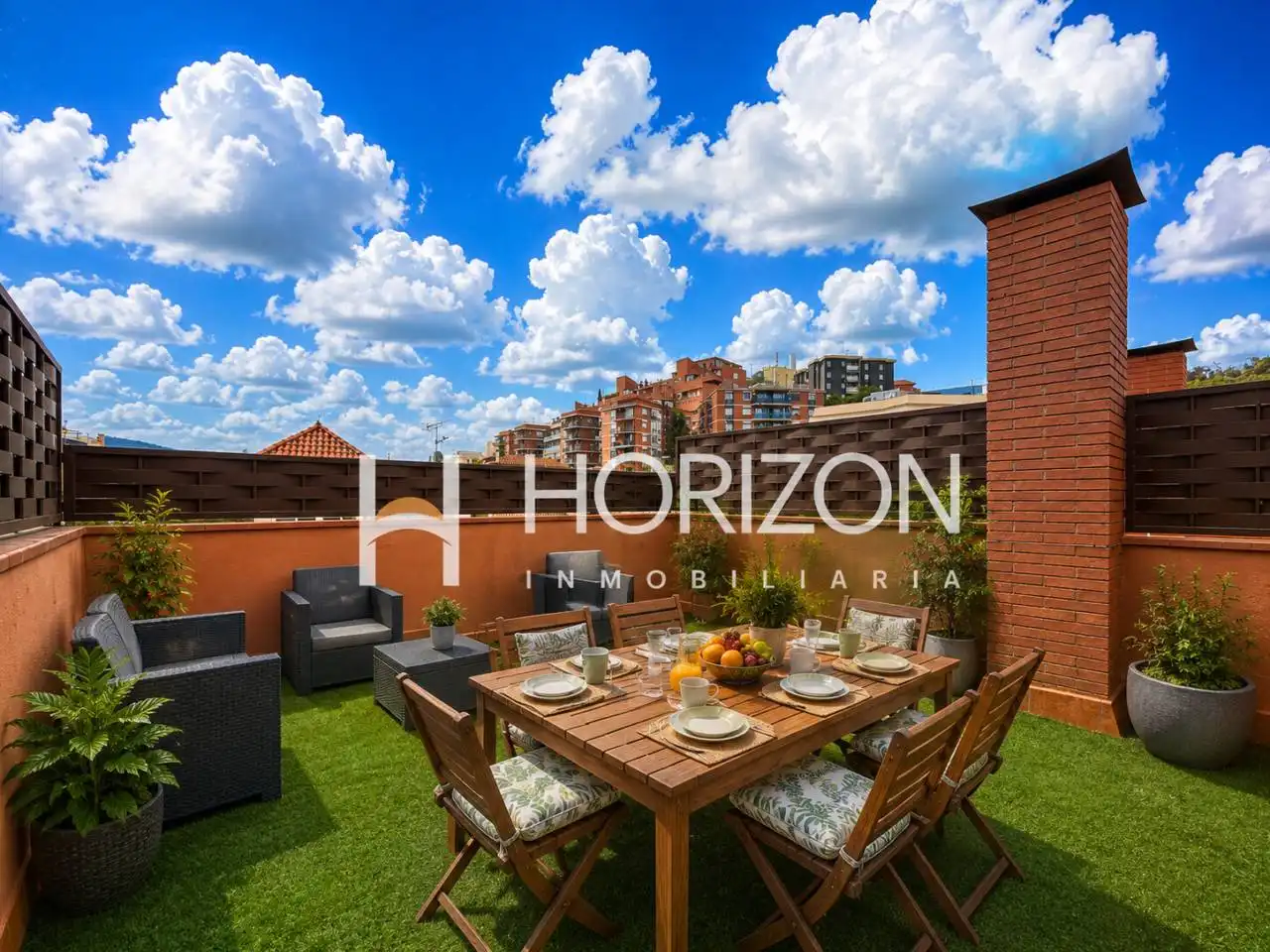 Terrace of Detached homes for sale in Barcelona  with Air Conditioner, Heating and Private garden