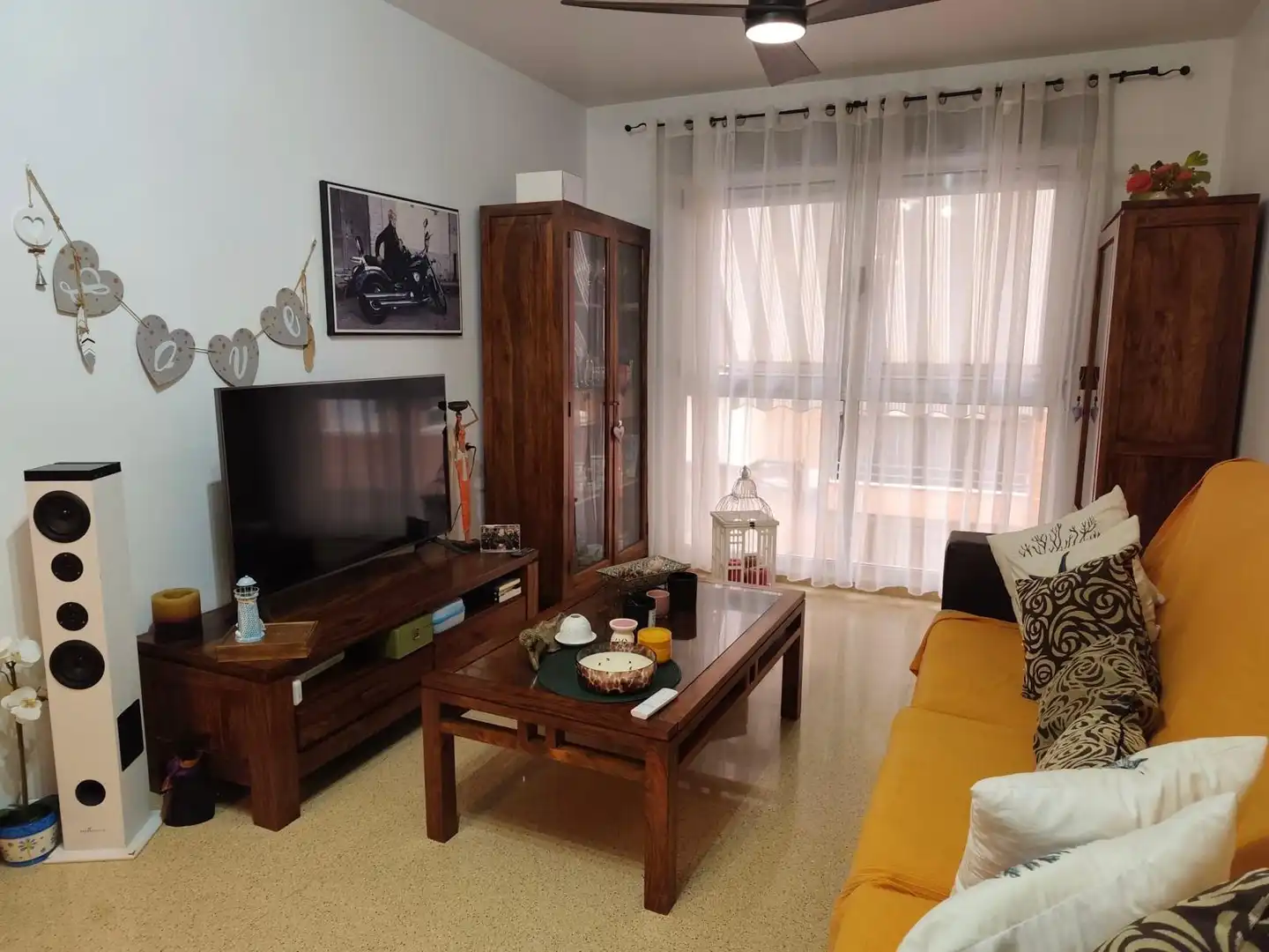 Sala de estar de Piso en venta en Elda con Aire acondicionado y Amueblado