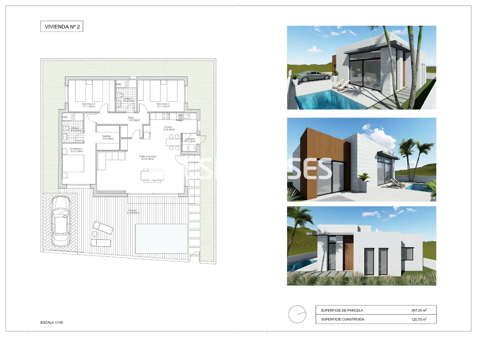 Villa avec terrasse à vendre à Pilar de la Horadada ciudad, imagen 26