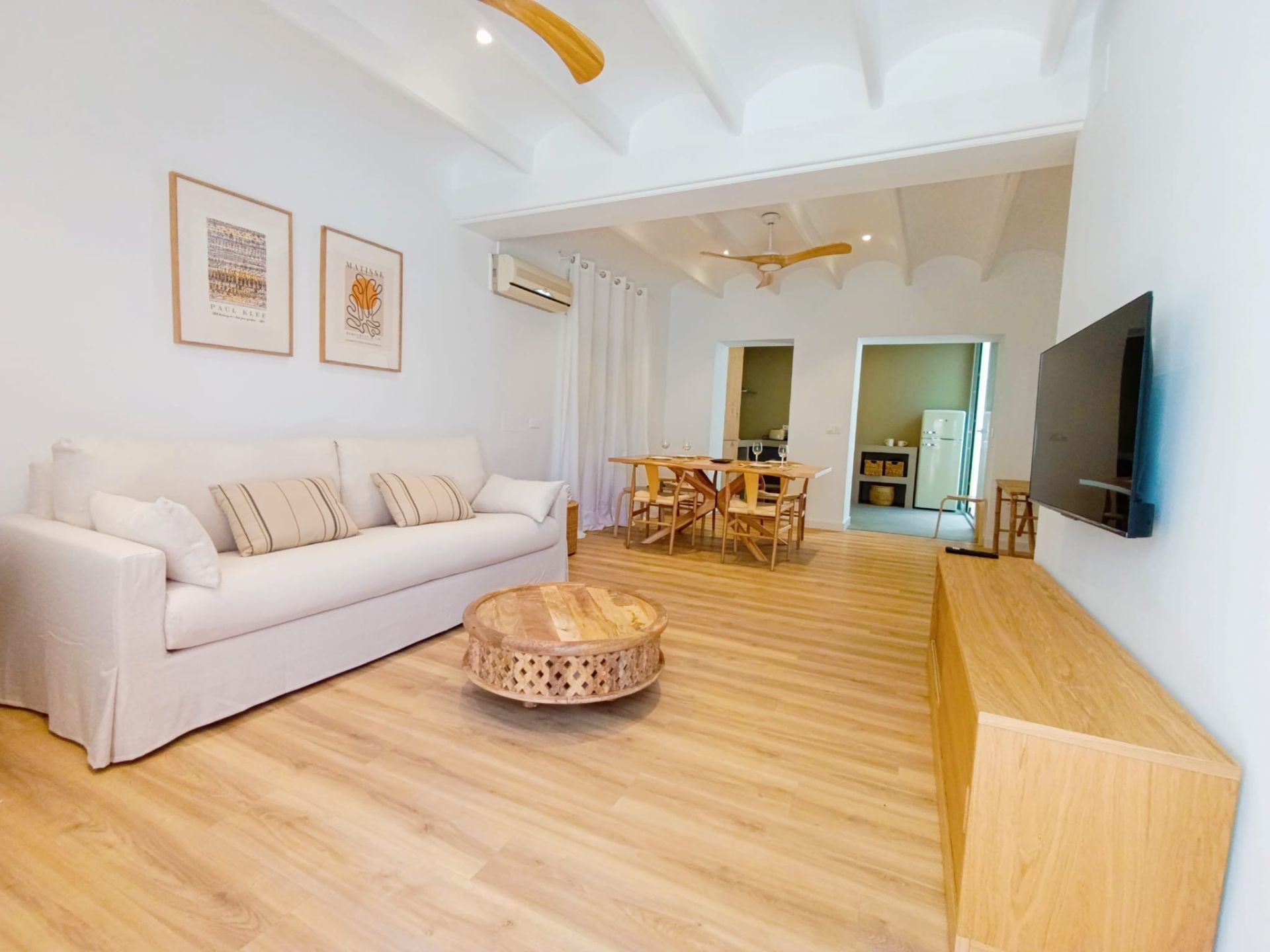 Sala d'estar de Finca rústica de lloguer en Altea amb Aire condicionat, Calefacció i Moblat
