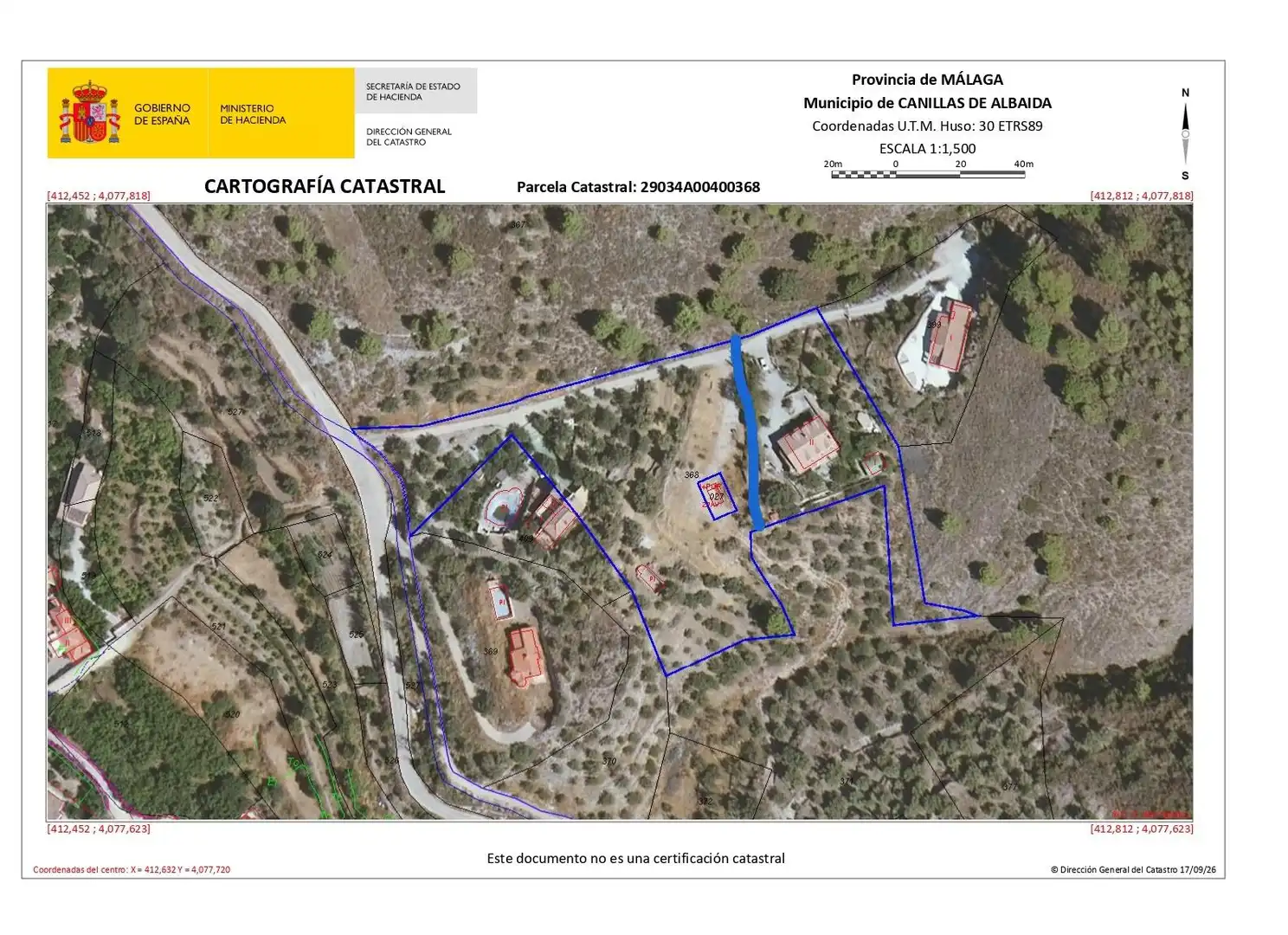 Terreny rústic en venda a Canillas de Albaida