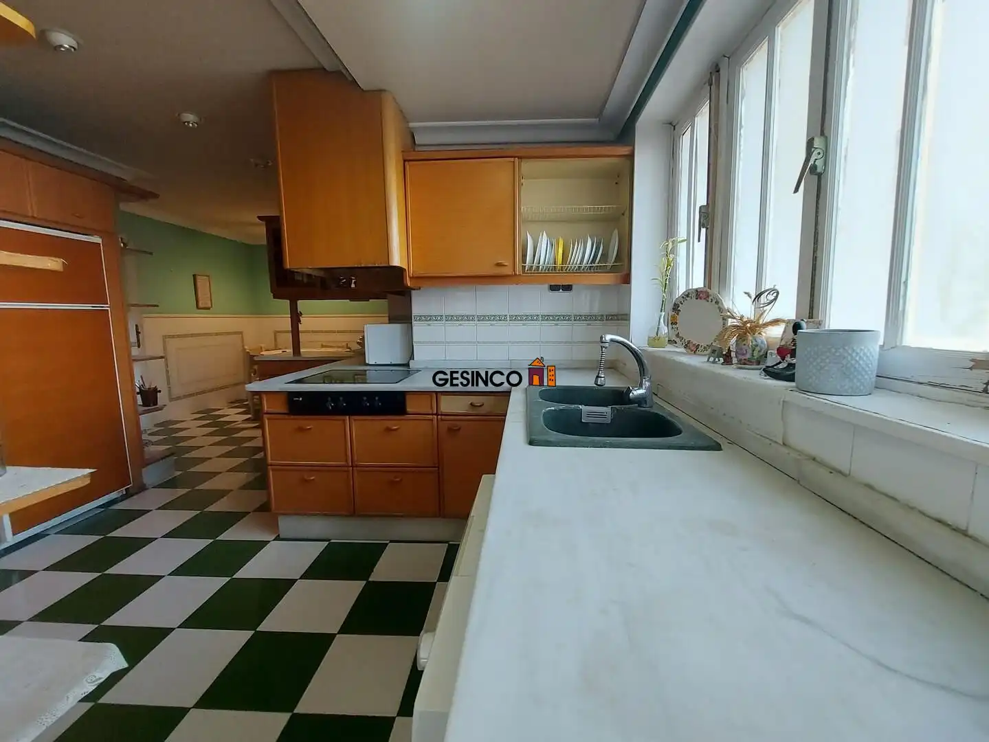 Küche von Wohnung zum Verkauf in Xàtiva mit Balkon
