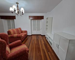 Living room of Apartment to rent in Santiago de Compostela   with Heating, Parquet flooring and Storage room