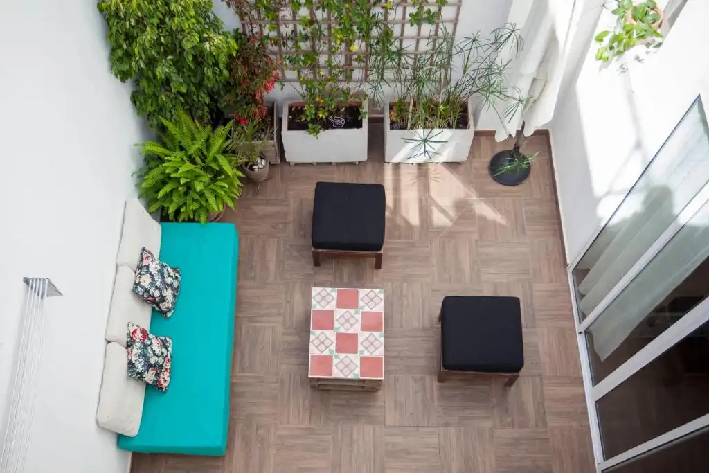Terrasse von Wohnung zur Miete in Poblats Marítims