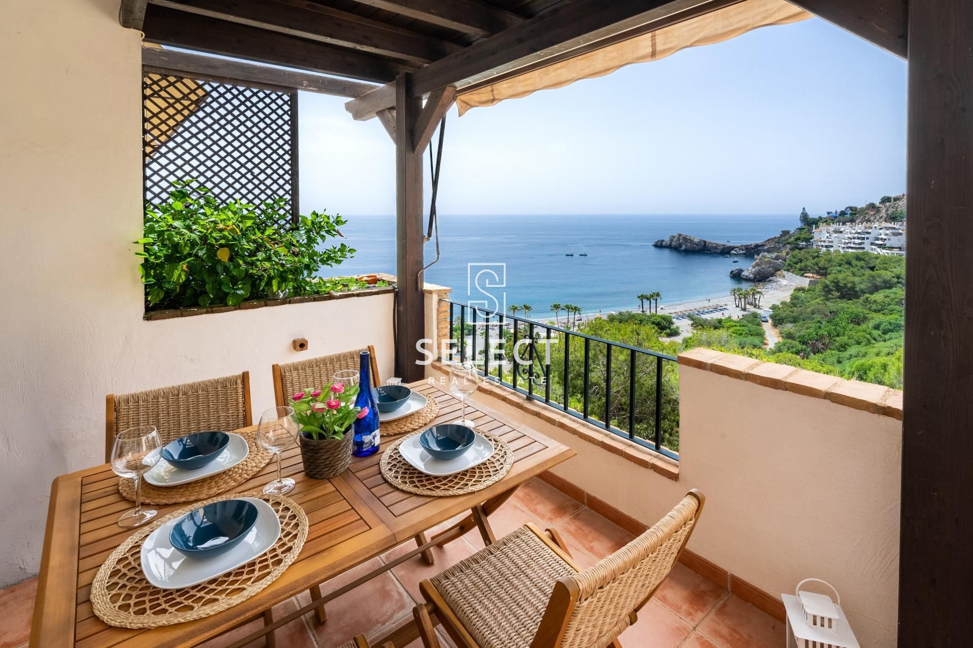 Terrace of Apartment for sale in Almuñécar  with Air Conditioner, Terrace and Community pool