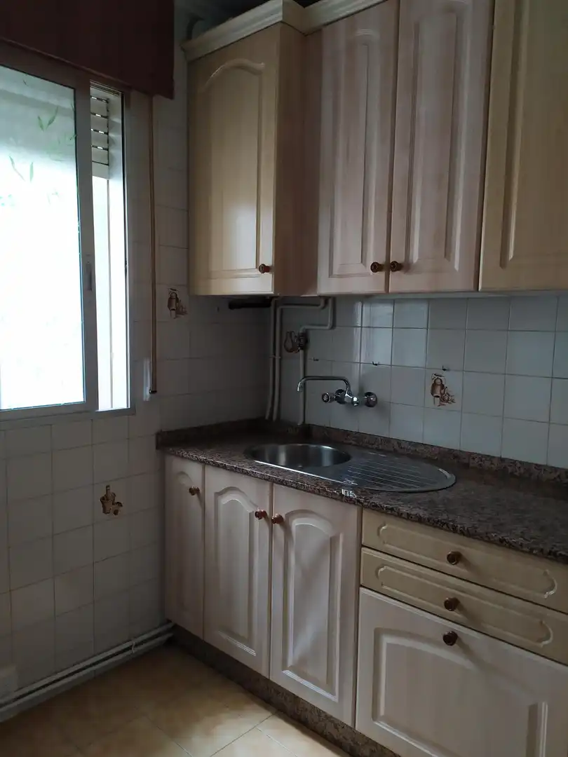 Kitchen of Apartments for rent in Pontevedra Capital   with Heating, Parquet flooring and Furnished