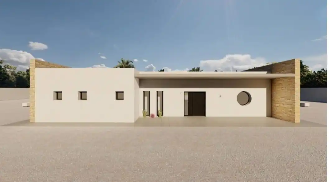 Vista exterior de Casa o chalet en venta en El Pinós / Pinoso con Calefacción y Piscina