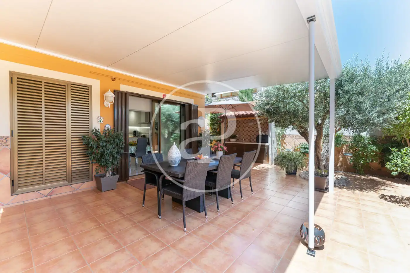 Terraza de Casa adosada en venta en  Palma de Mallorca con Aire acondicionado, Calefacción y Jardín privado