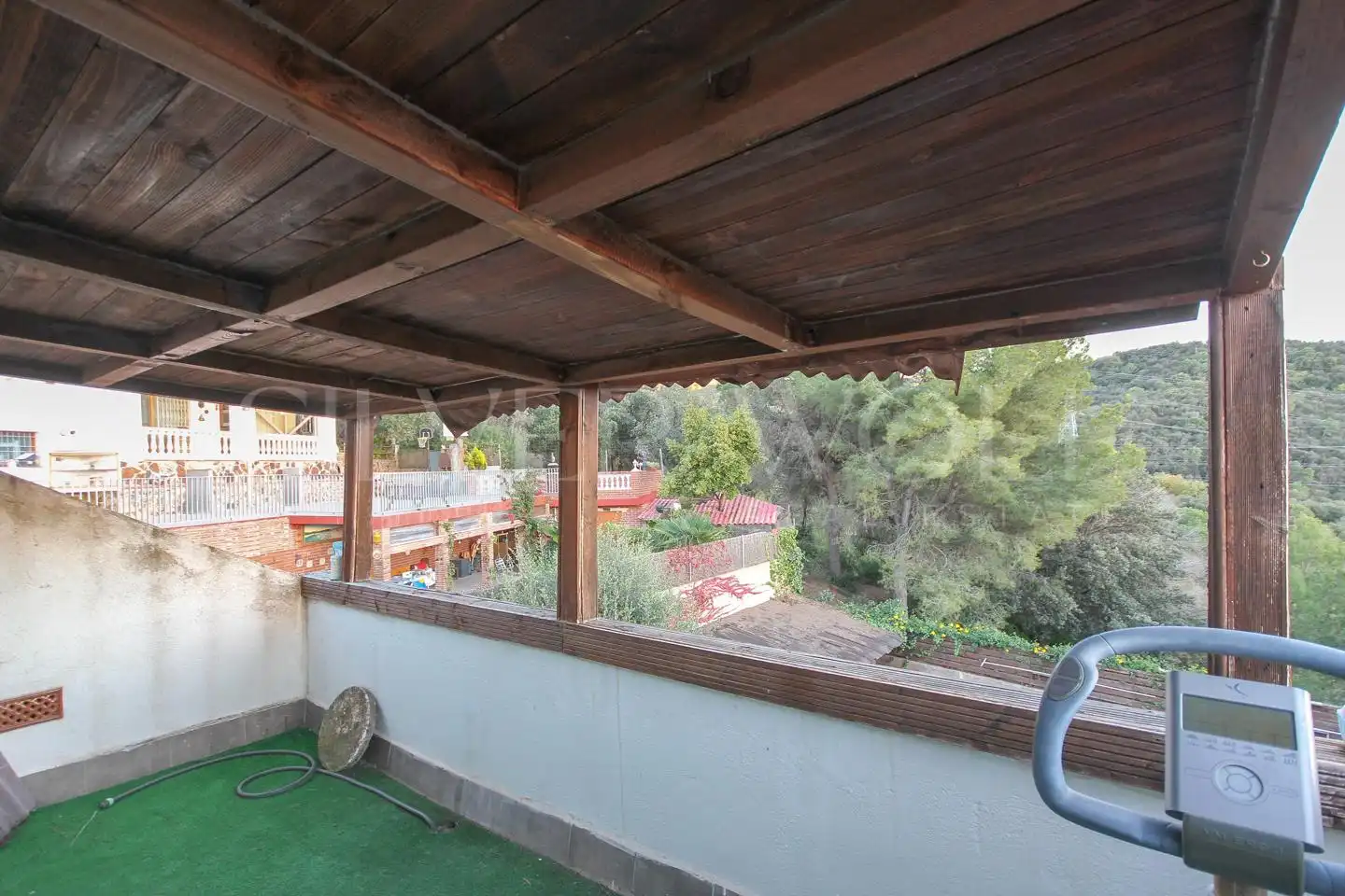 Terrasse von Haus oder Chalet zum Verkauf in Sant Fost de Campsentelles mit Klimaanlage, Heizung und Privatgarten