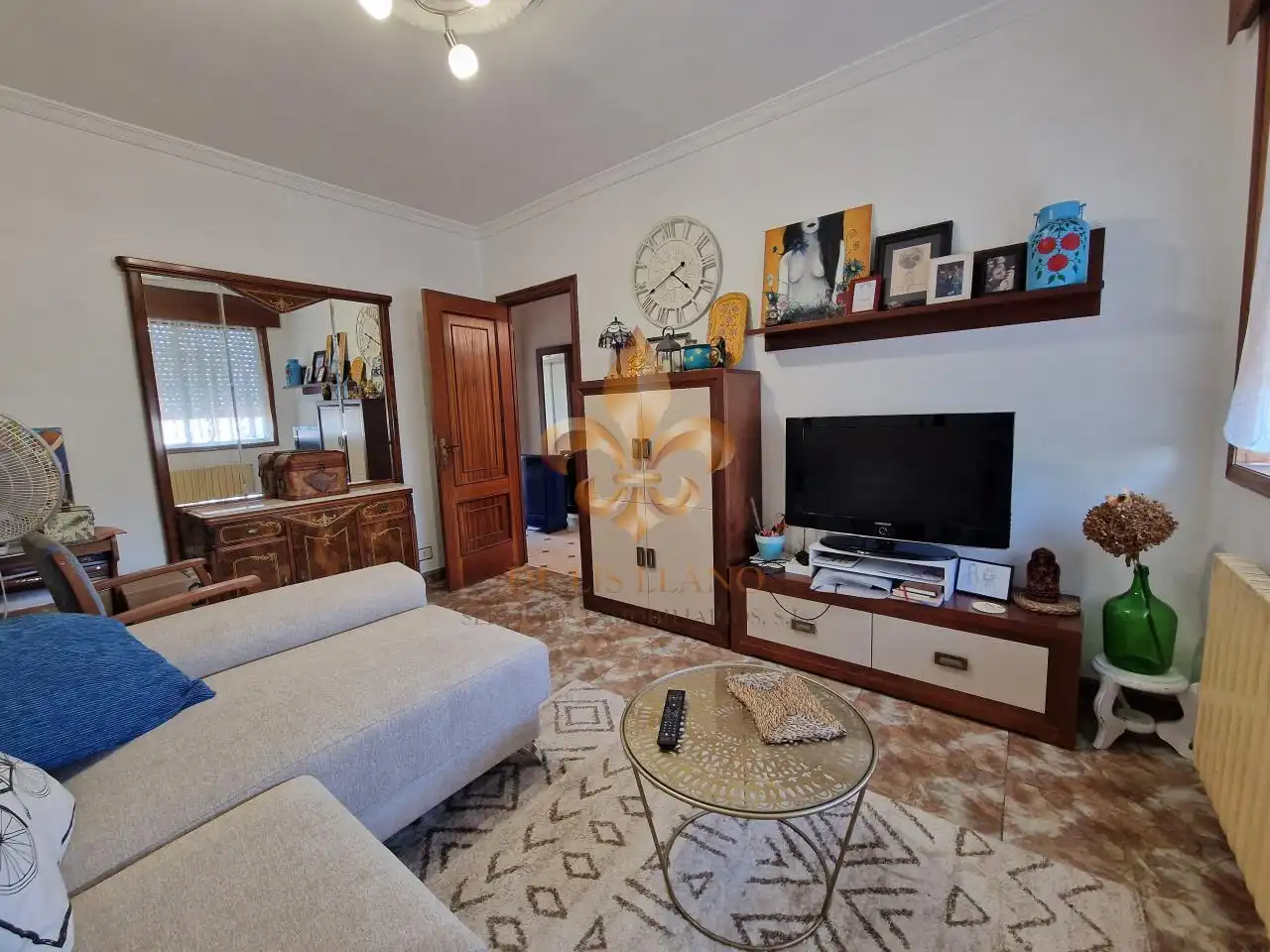 Sala d'estar de Casa o xalet en venda en O Rosal   amb Calefacció, Jardí privat i Terrassa