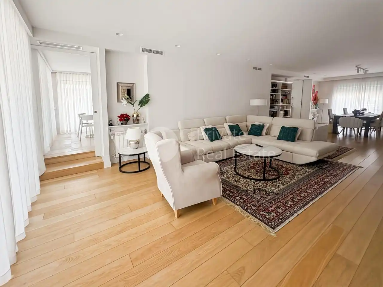 Living room of Houses for sale in Boadilla del Monte  with Air Conditioner, Heating and Private garden