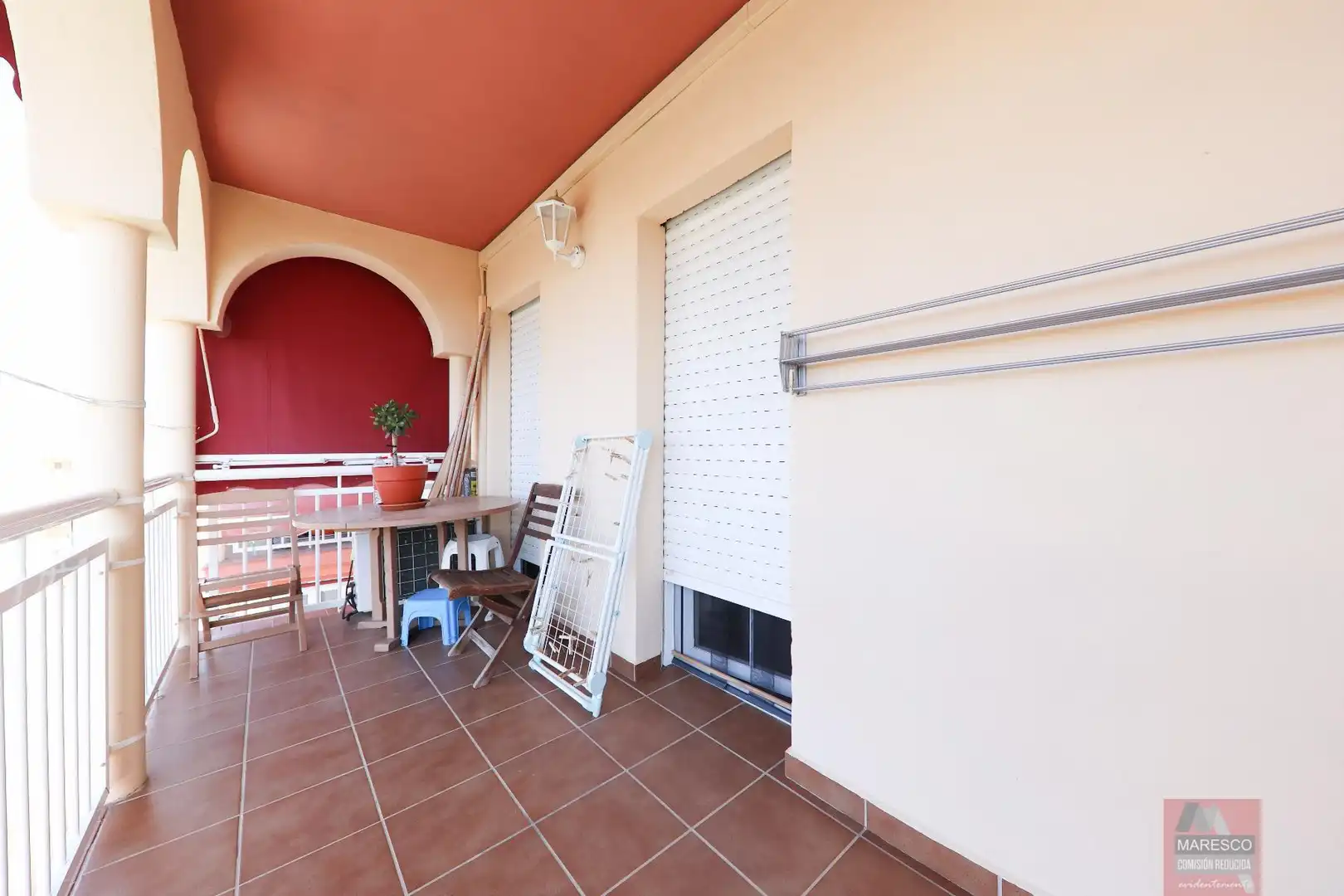 Terrasse von Wohnung zum Verkauf in Fuengirola mit Klimaanlage, Terrasse und Abstellraum