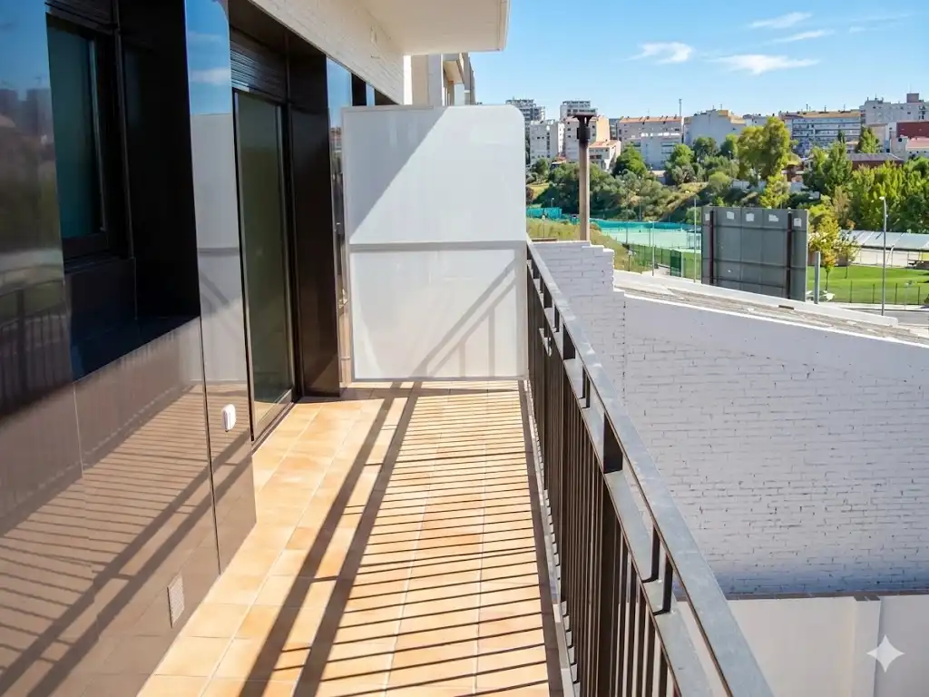 Terrasse von Maisonette zum Verkauf in Terrassa mit Heizung, Parkett und Terrasse