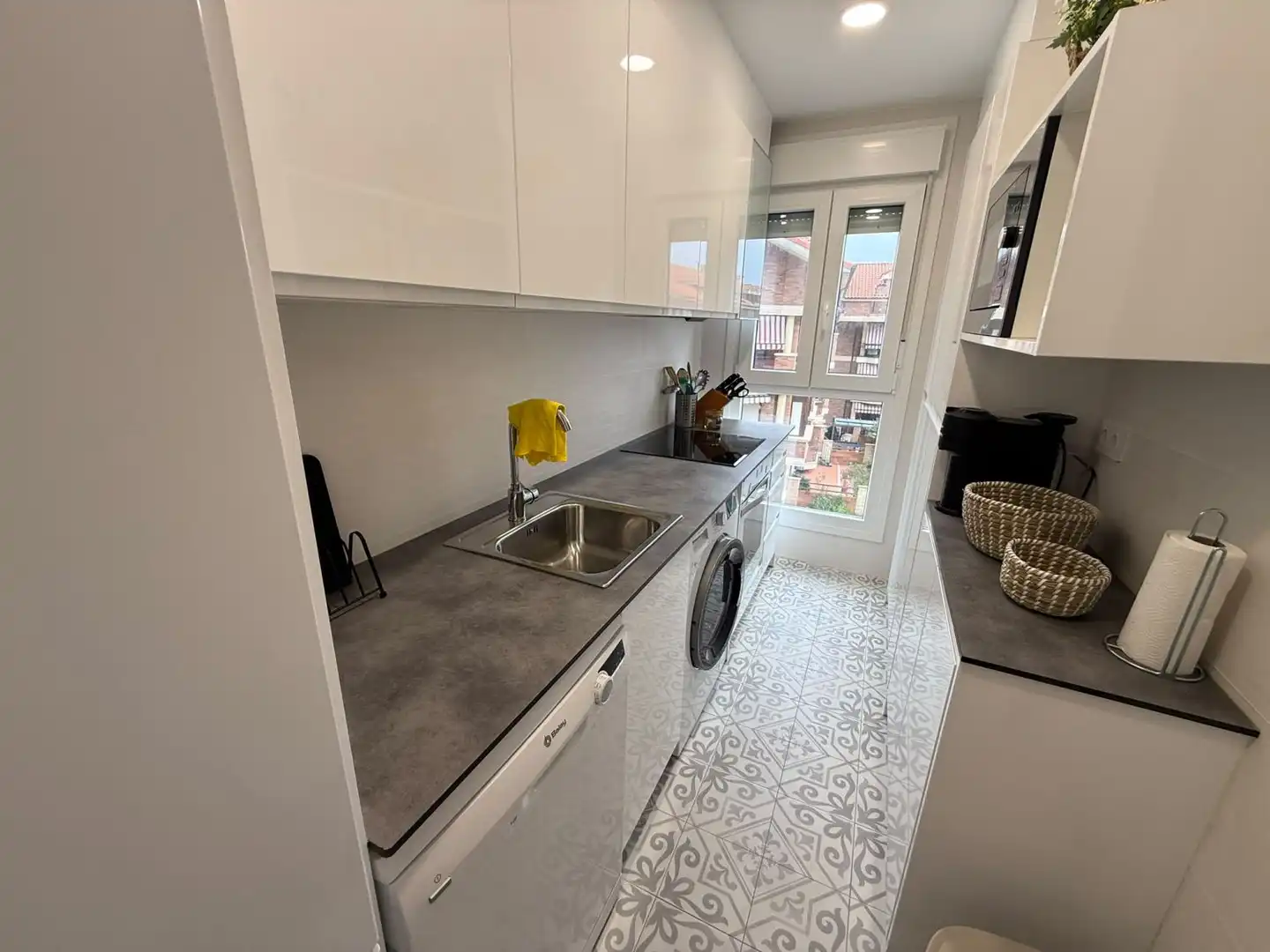 Kitchen of Duplexes for sale in Noja  with Heating, Parquet flooring and Terrace