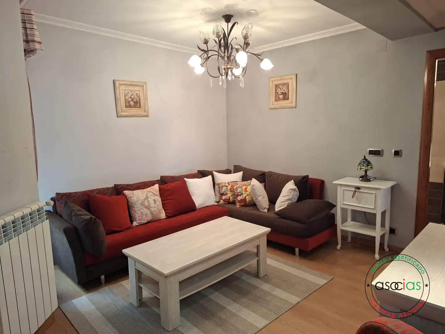 Sala de estar de Piso de alquiler en Gijón  con Calefacción y Amueblado