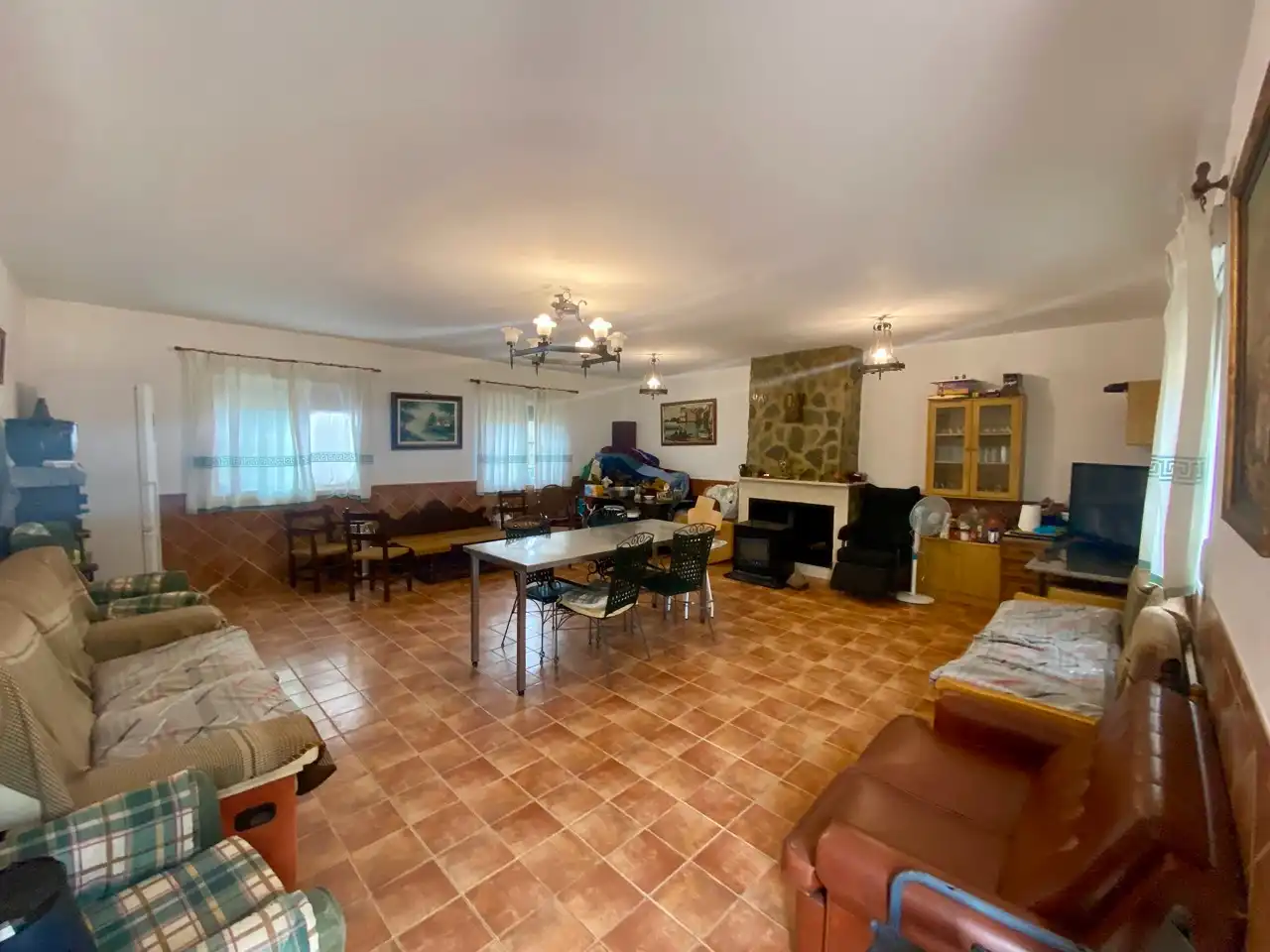 Sala d'estar de Casa o xalet en venda en Ciudad Real amb Calefacció, Jardí privat i Traster