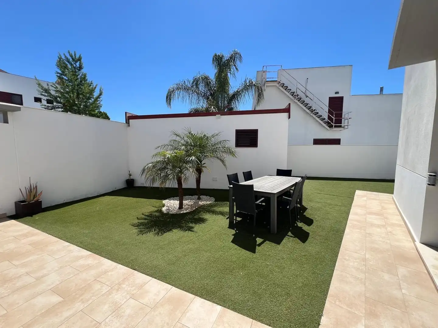 Terrasse von Haus oder Chalet zur Miete in Montequinto mit Klimaanlage, Heizung und Abstellraum