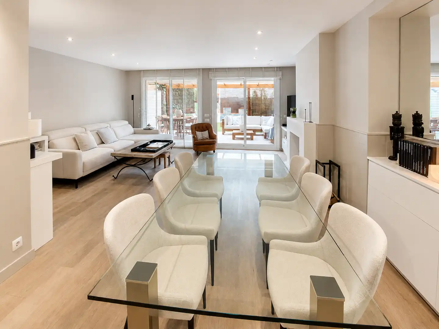 Comedor de Casa o chalet en venta en Sant Andreu de Llavaneres con Aire acondicionado, Calefacción y Jardín privado