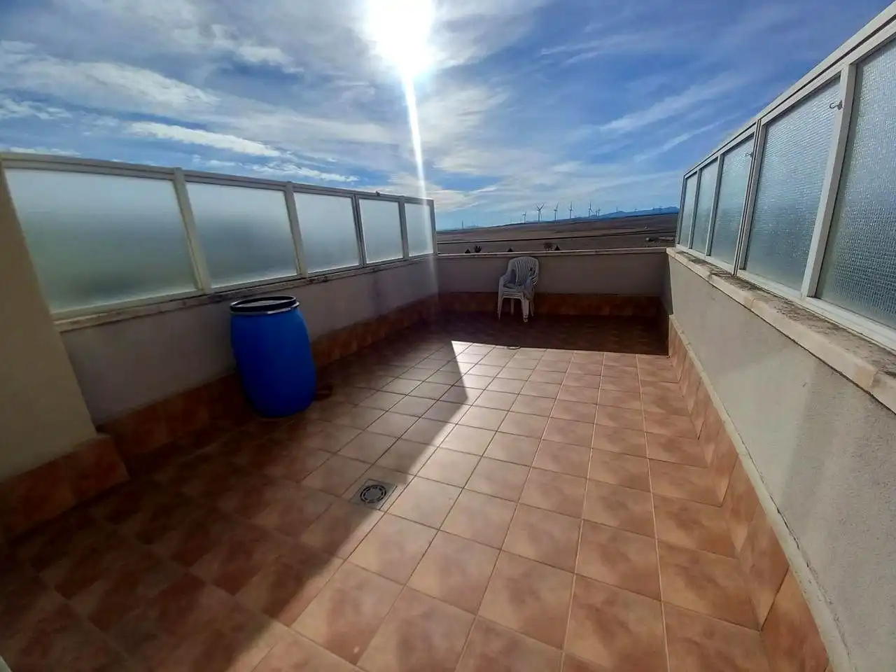 Terrasse von Maisonette zum Verkauf in Gallur mit Heizung, Terrasse und Abstellraum