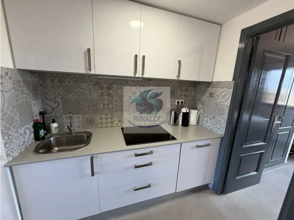 Cocina de Apartamento en venta en La Oliva con Terraza, Piscina y Amueblado