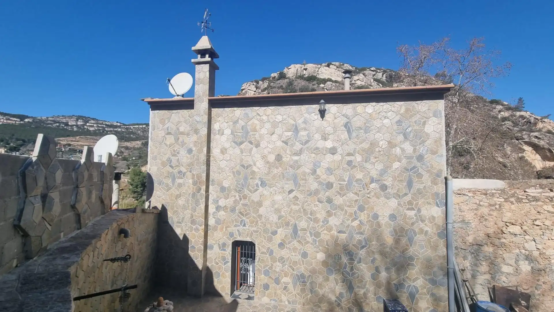Vista exterior de Finca rústica en venta en Cebanico con Calefacción, Jardín privado y Terraza