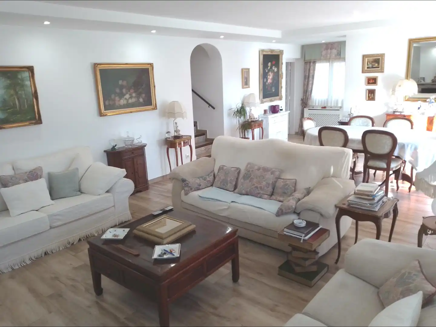 Sala d'estar de Casa o xalet en venda en Lloret de Mar amb Jardí privat, Terrassa i Traster