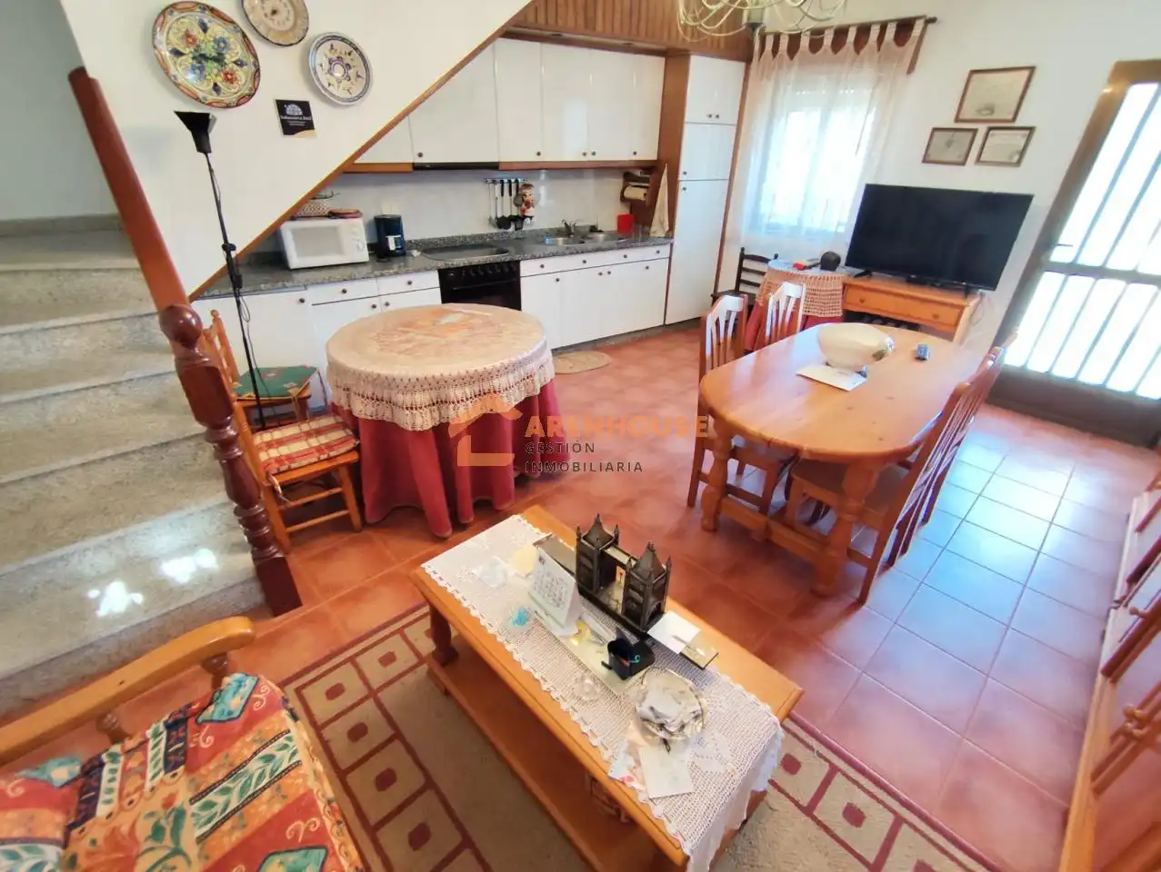 Kitchen of Houses for sale in Xunqueira de Ambía  with Heating, Storage room and Furnished