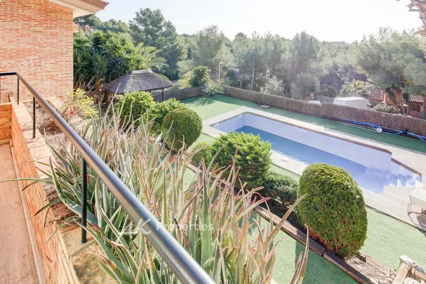 Garten von Haus oder Chalet zur Miete in Castelldefels mit Klimaanlage, Privatgarten und Terrasse