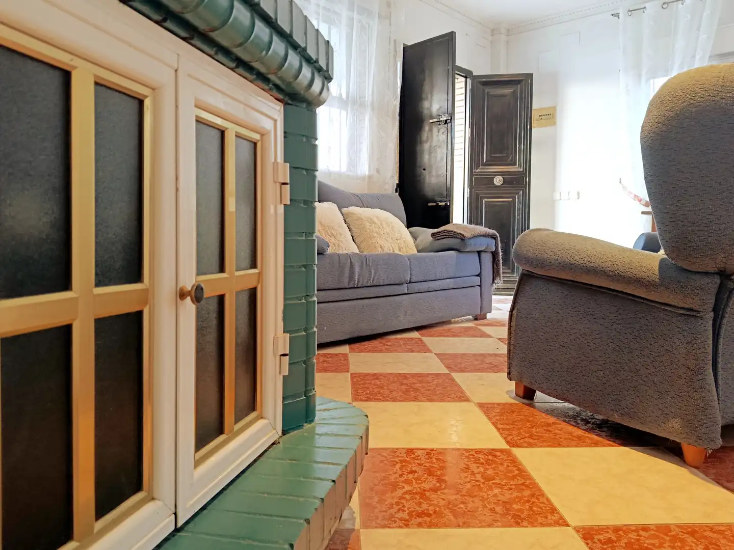 Wohnzimmer von Country house zum Verkauf in Hinojos mit Privatgarten, Terrasse und Schwimmbad