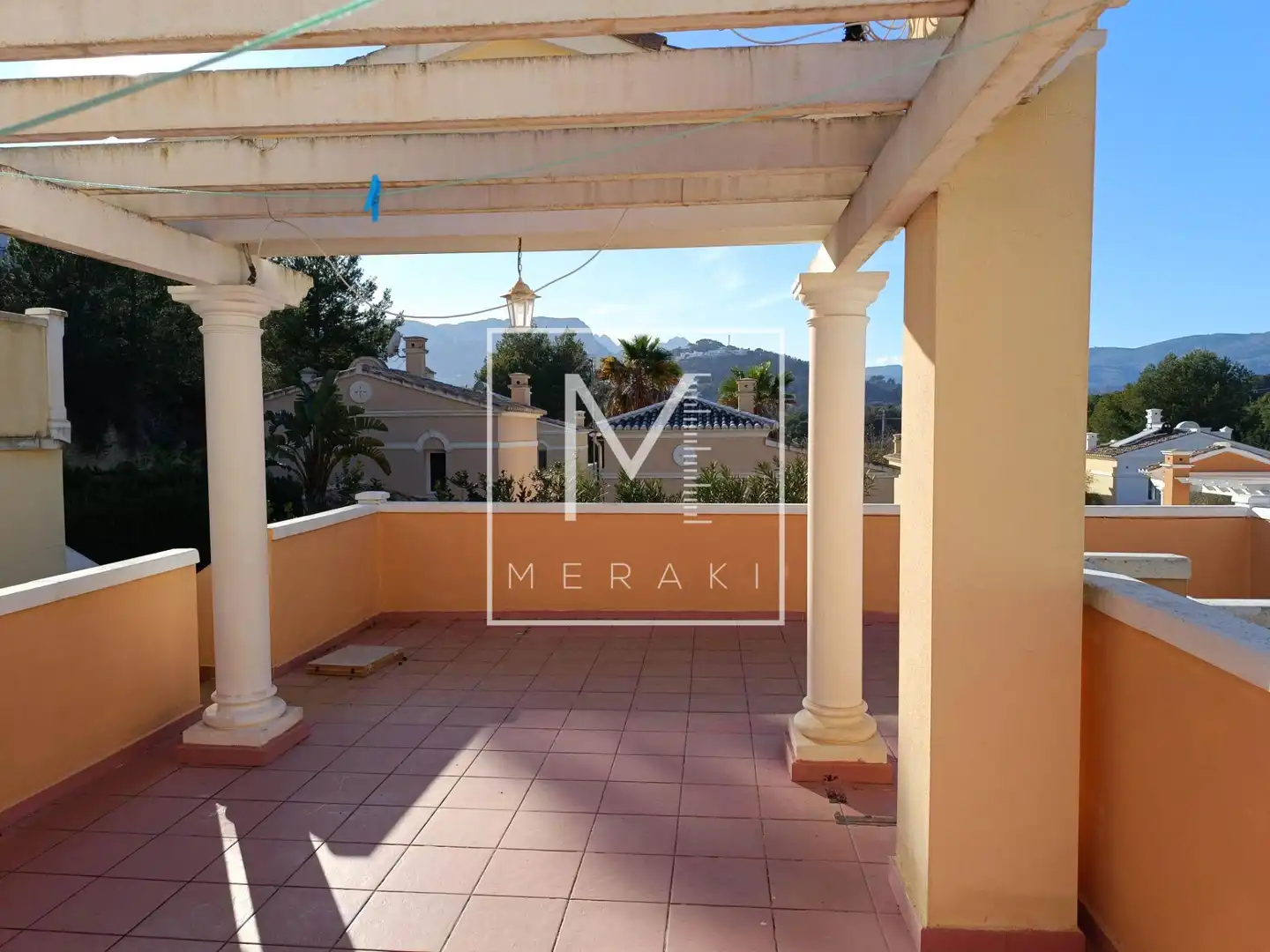 Terrassa de Casa o xalet en venda en Calpe / Calp amb Aire condicionat, Calefacció i Jardí privat