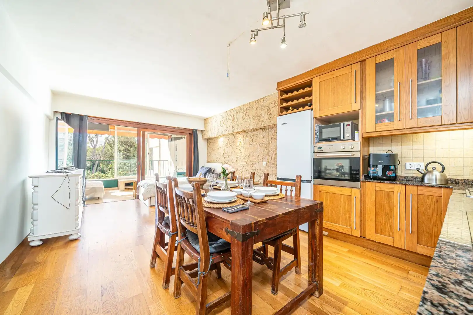 Cocina de Apartamento en venta en Calvià con Parquet y Piscina comunitaria