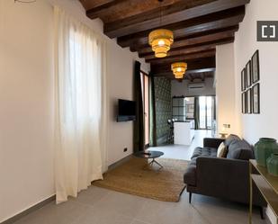 Sala d'estar de Pis de lloguer en  Barcelona Capital amb Aire condicionat, Calefacció i Moblat
