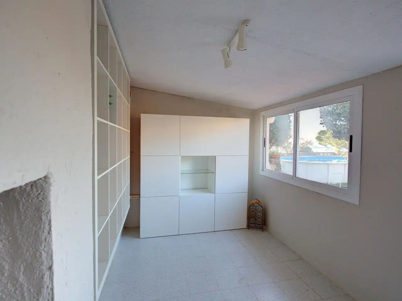 Sala d'estar de Casa o xalet de lloguer en Sant Fost de Campsentelles amb Aire condicionat, Terrassa i Piscina