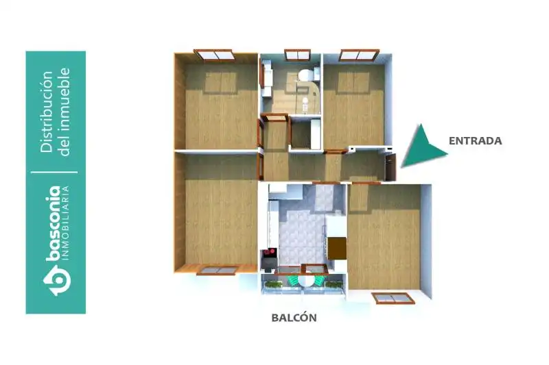 Wohnung mit Terrasse zum Verkauf in Aperribai Auzoa, imagen 2