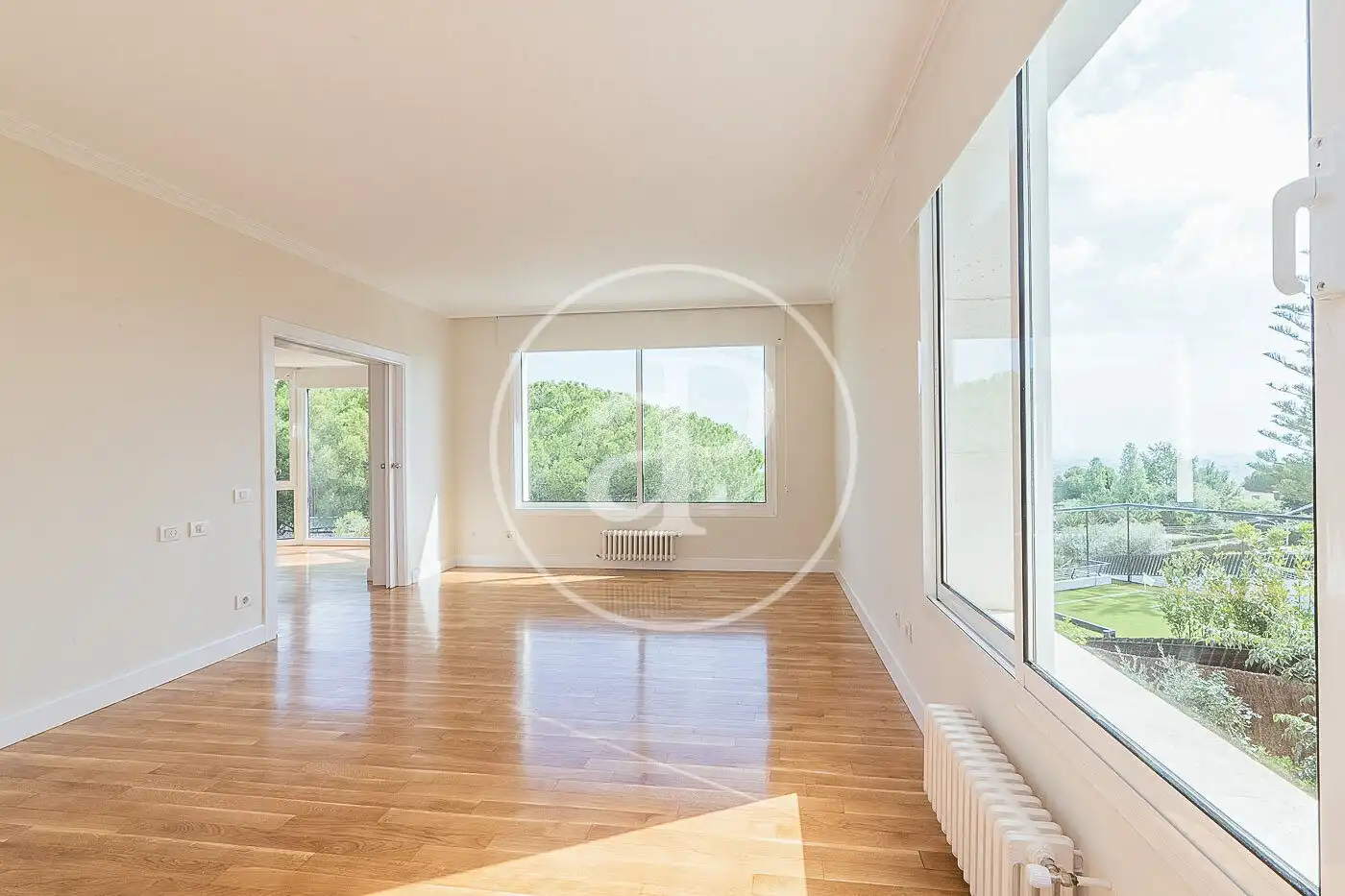 Living room of Houses for rent in Barcelona  with Air Conditioner, Heating and Private garden