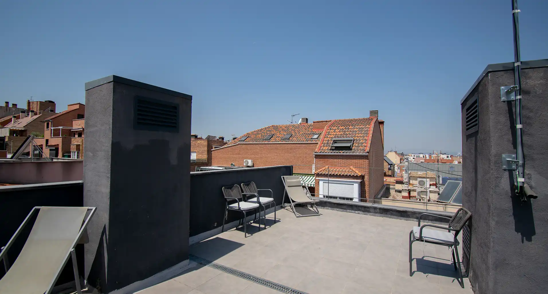 Terrassa de Casa o xalet per a compartir en Madrid amb Aire condicionat, Calefacció i Terrassa