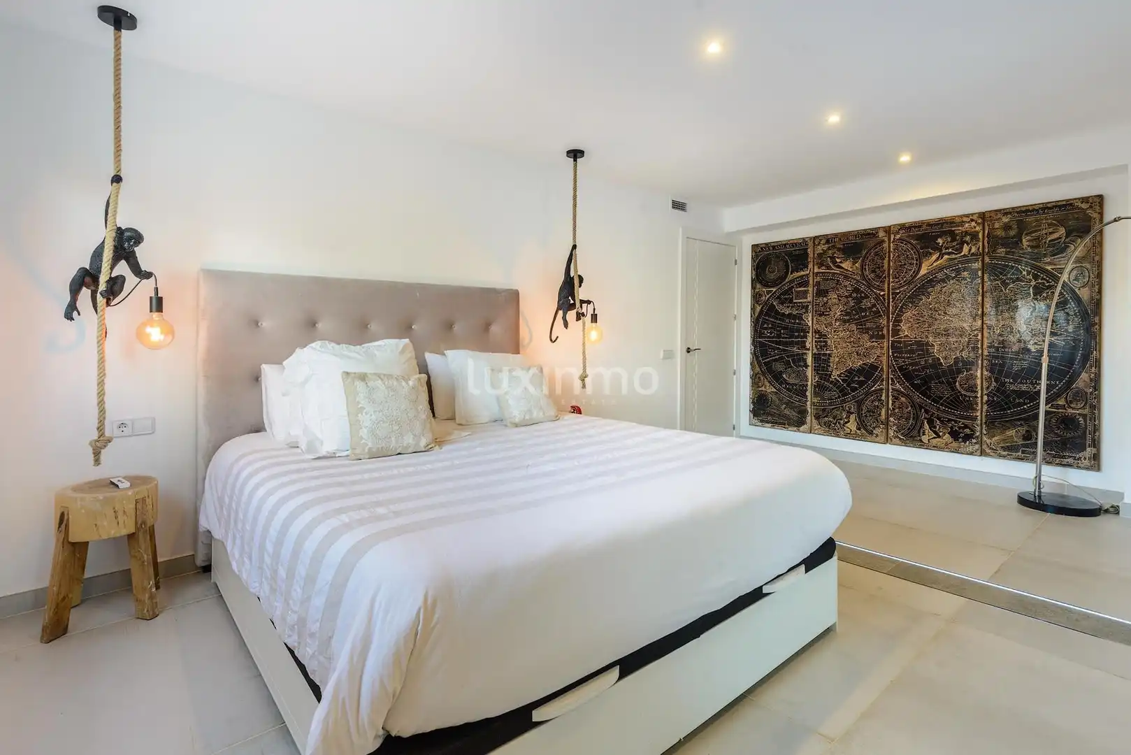 Schlafzimmer von Erdgeschoss zum Verkauf in Eivissa mit Klimaanlage, Privatgarten und Terrasse