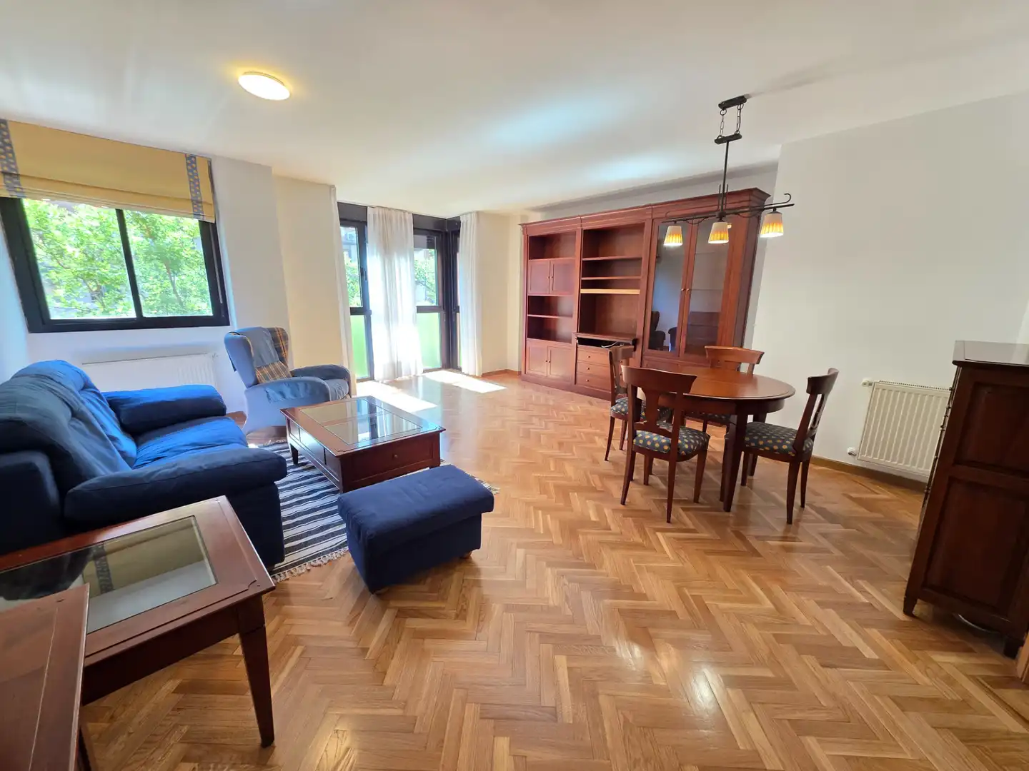 Sala d'estar de Pis de lloguer en Madrid amb Aire condicionat, Calefacció i Parquet