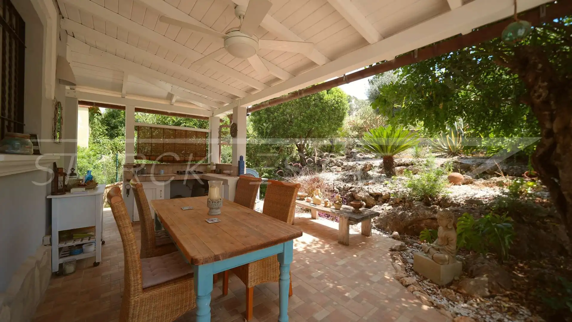 Terrace of Houses for sale in El Ràfol d'Almúnia  with Air Conditioner, Private garden and Swimming Pool