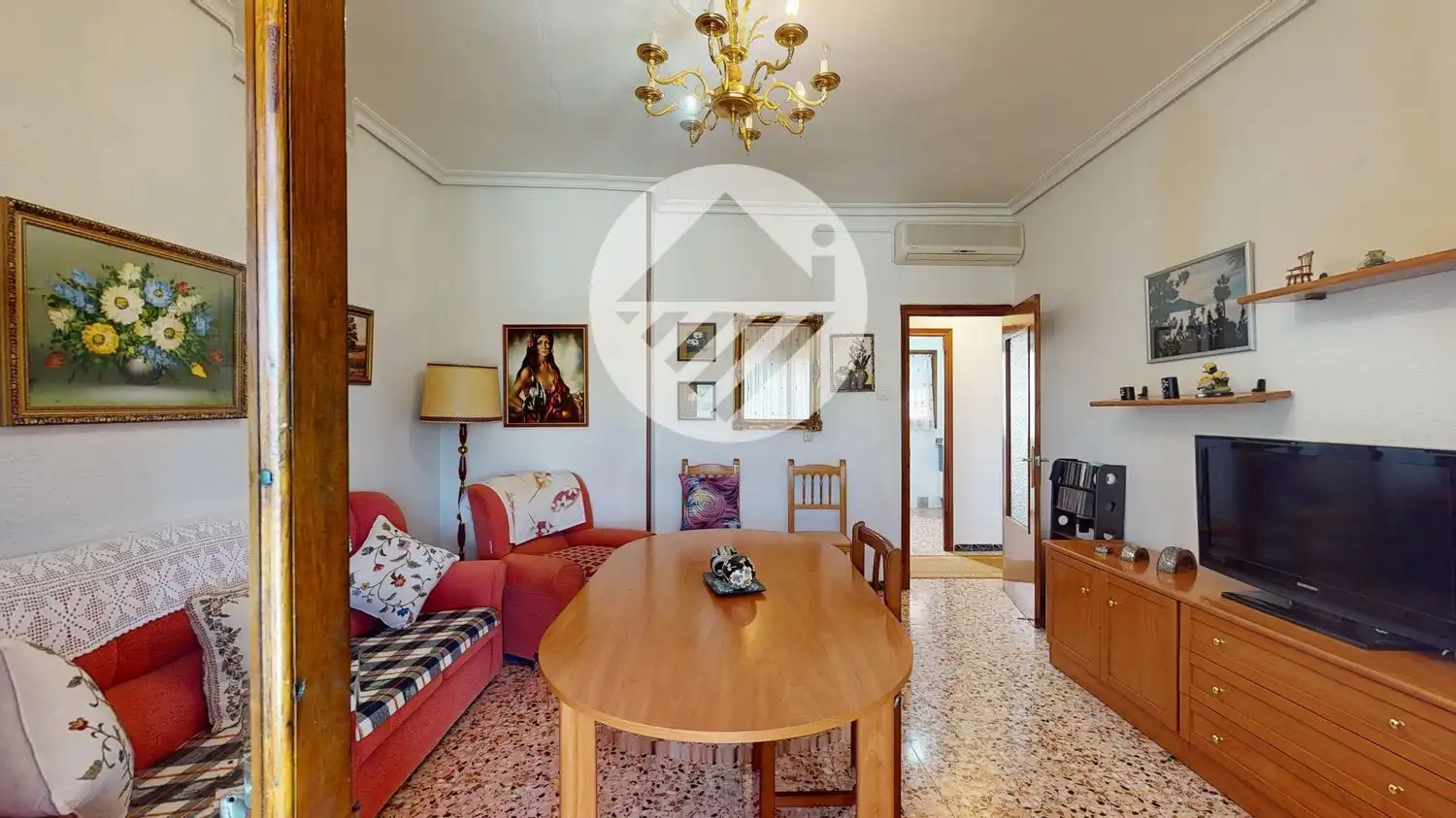 Sala de estar de Piso en venta en Caravaca de la Cruz con Aire acondicionado y Terraza