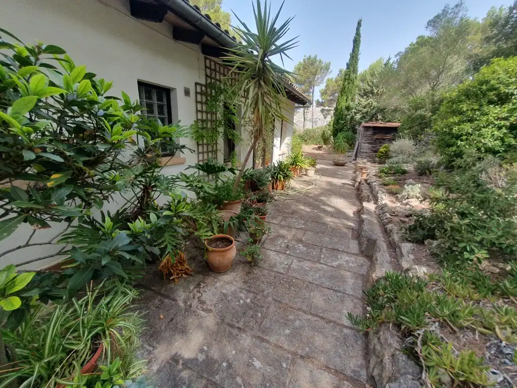 Jardín de Finca rústica en venta en Puigpunyent con Aire acondicionado, Jardín privado y Piscina