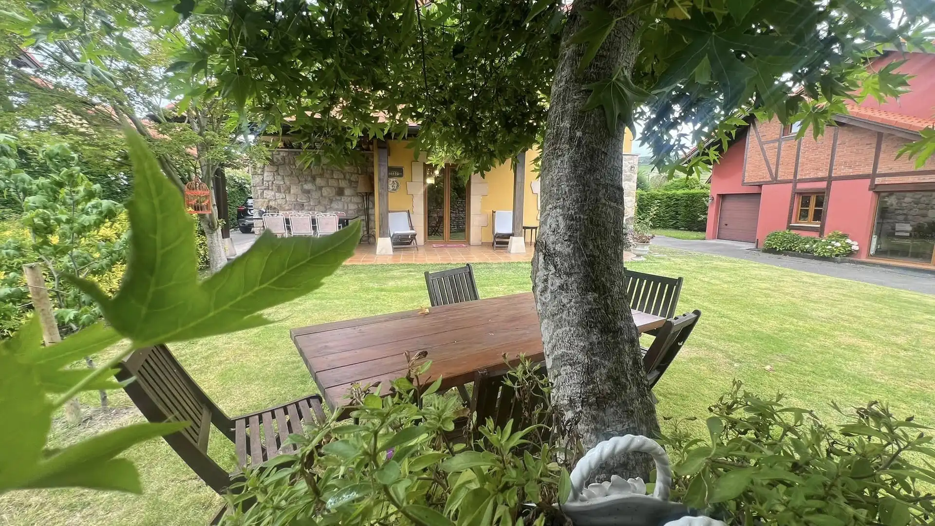 Garten von Haus oder Chalet zum Verkauf in Suances mit Heizung, Privatgarten und Parkett