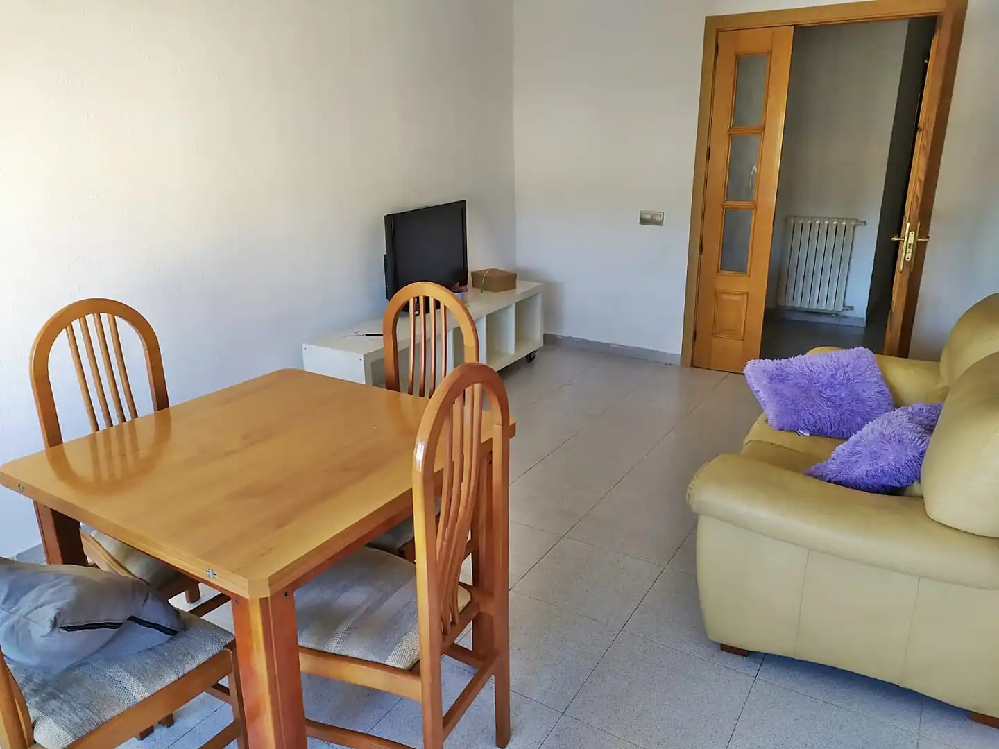 Sala de estar de Piso en venta en Girona con Calefacción y Balcón