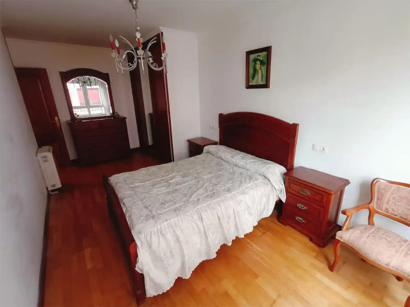 Bedroom of Flat for rent in Viveiro  with Furnished and Balcony