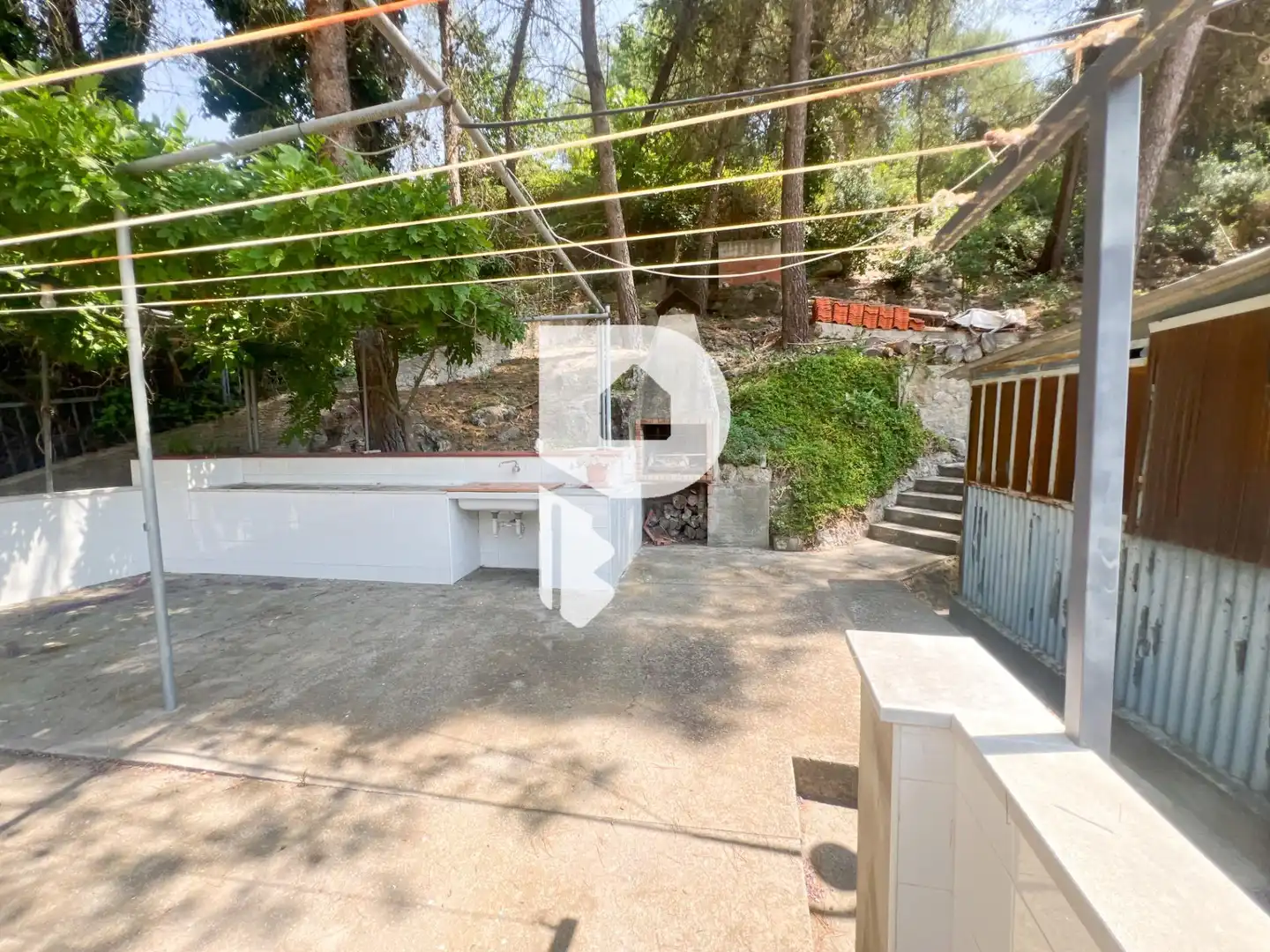 Terrassa de Casa o xalet en venda en Vallirana amb Aire condicionat, Calefacció i Jardí privat