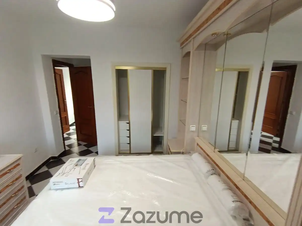 Schlafzimmer von Wohnung zur Miete in Toledo mit Heizung, Terrasse und Möbliert
