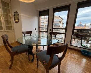 Dining room of Flat to rent in  Valencia Capital  with Air Conditioner, Terrace and Balcony