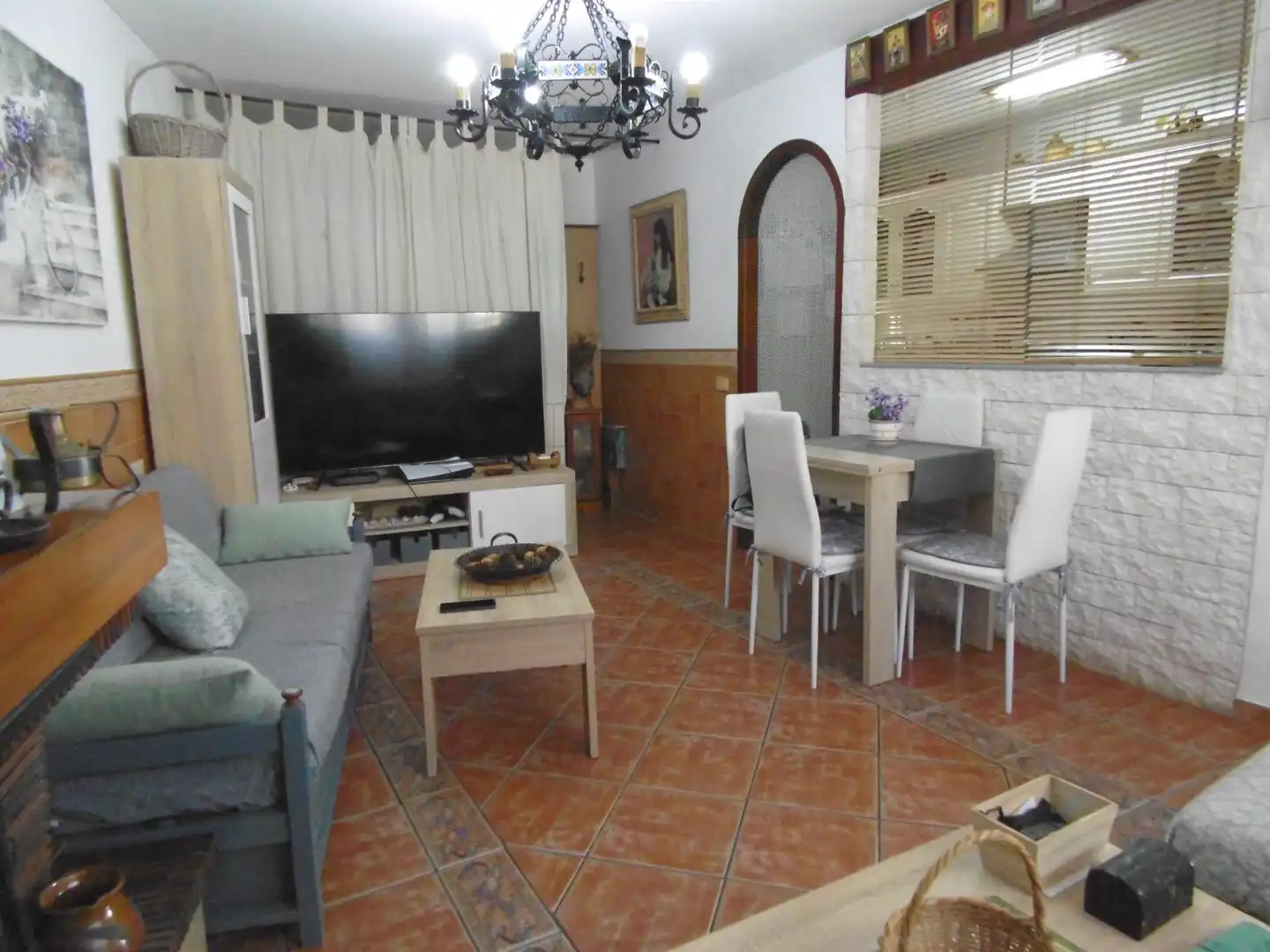 Sala d'estar de Àtic en venda en L'Alcora amb Aire condicionat i Terrassa