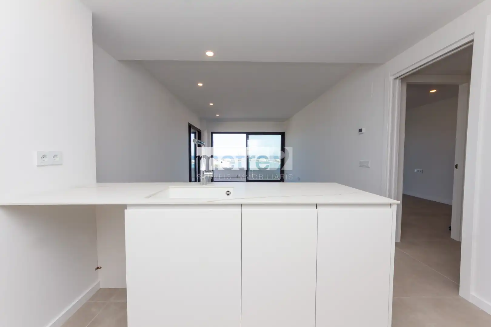 Cocina de Piso de alquiler en Mataró con Aire acondicionado, Calefacción y Terraza