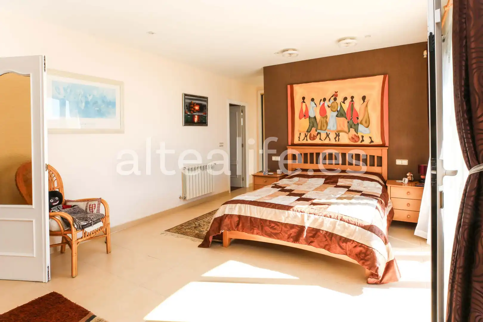 Habitación de Casa o chalet en venta en Altea con Aire acondicionado, Calefacción y Jardín privado